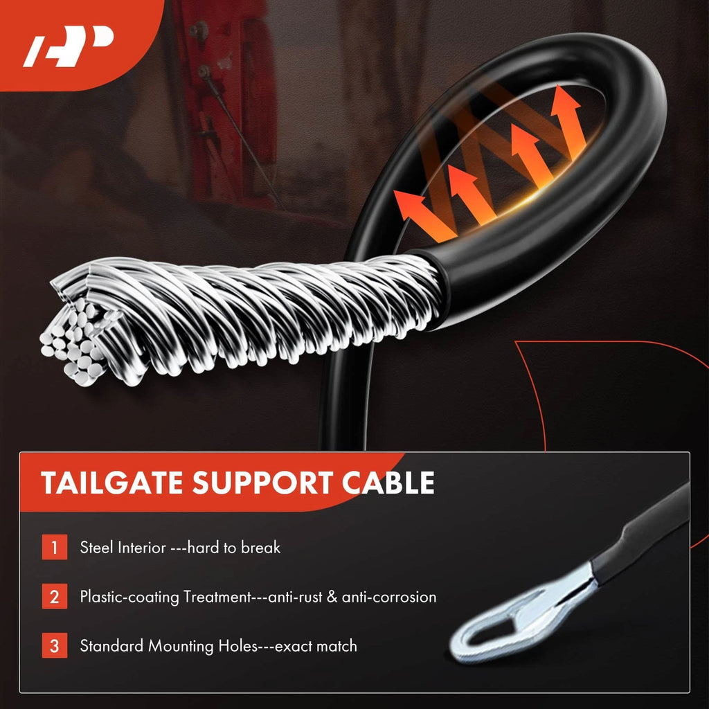 Tailgate Hardware Rebuild Kit with Cable & Rod for Ford F-150 (2009–2014)
