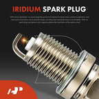 6X Ignition Coils & 6X Iridium Spark Plugs for Jeep Dodge Ram 1500 (2002–2023)