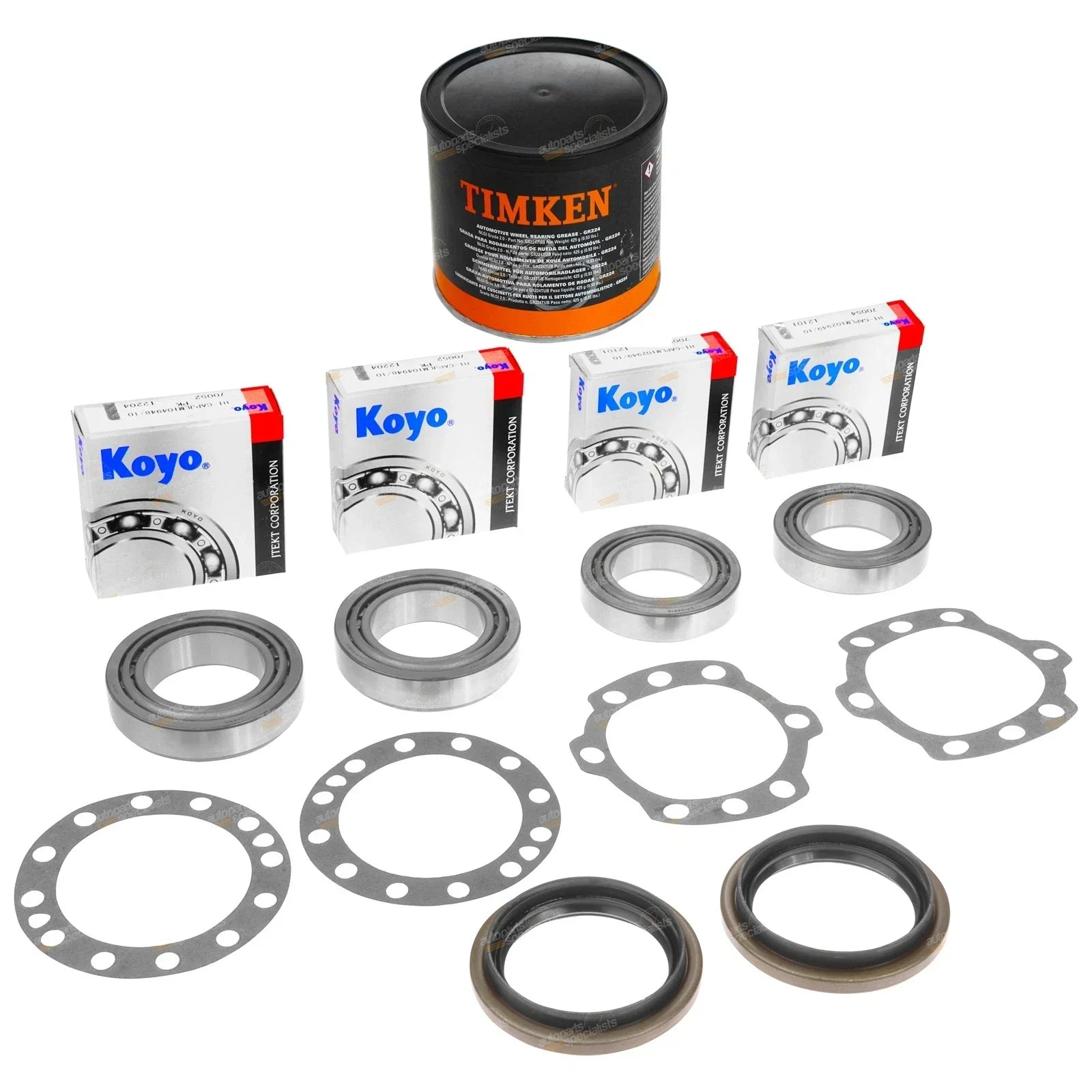 2 x Rear Japanese Wheel Bearing Grease for Toyota HZJ75