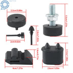 Set of 4 Rubber Hood Adjusters for Chevrolet Camaro (1967–1979)