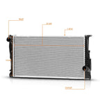 Aluminum Core Radiator DPI-2973 for BMW 1 Series M/335/Z4 3.0L (2007–2016)