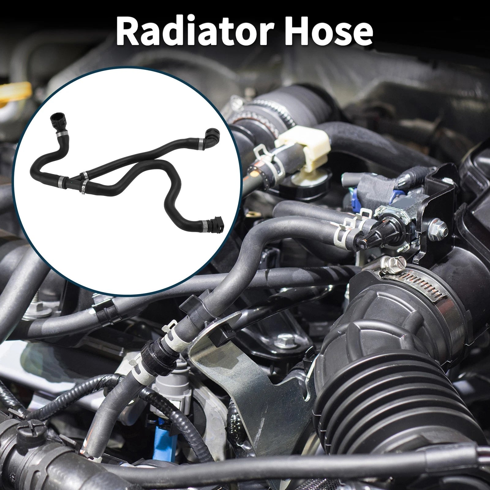 Radiator Hose No. 17127609532 for BMW F32 428Xi 2.0L (2014–2017)