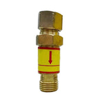 HF2 Acetylene Flashback Arrestor with Automatic Reset for Gas Welding
