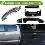Exterior Door Handle Cover Trim for Chevrolet Colorado (2015–2023) Black