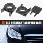 Set of 2 H7 LED Headlight Adapter Bases for Ford Fiesta (2009–2014)
