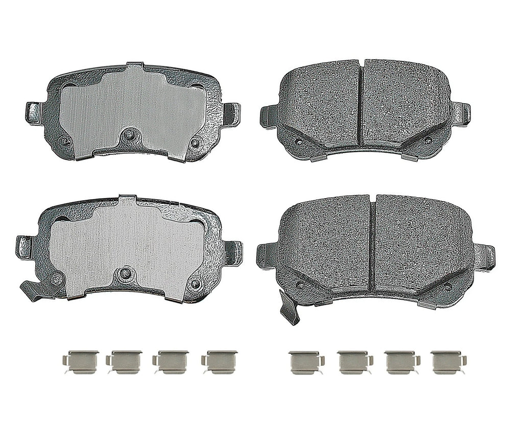 Rear Brake Kit 305mm Disc Rotors & Akebono Ceramic Pads for Chrysler Dodge VW
