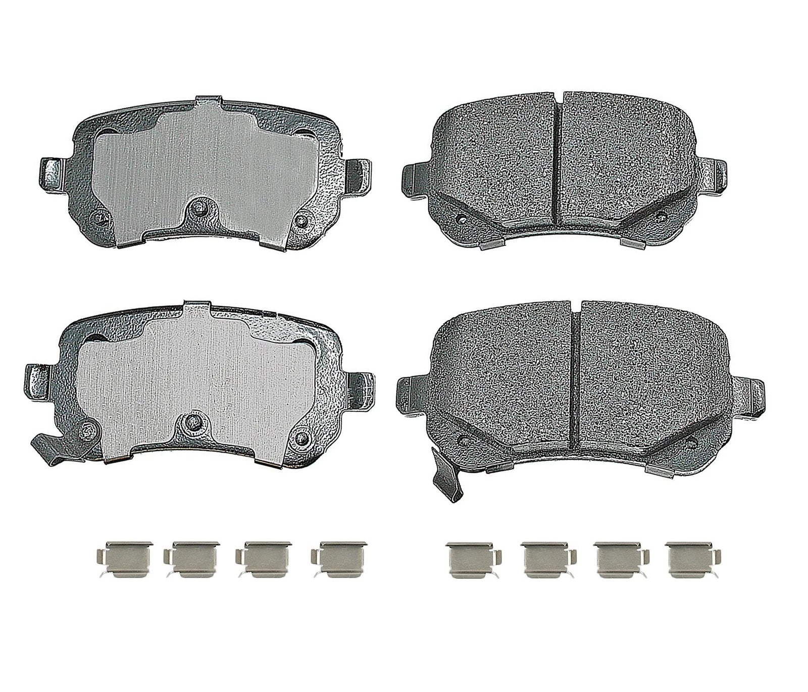 Rear Brake Kit 305mm Disc Rotors & Akebono Ceramic Pads for Chrysler Dodge VW