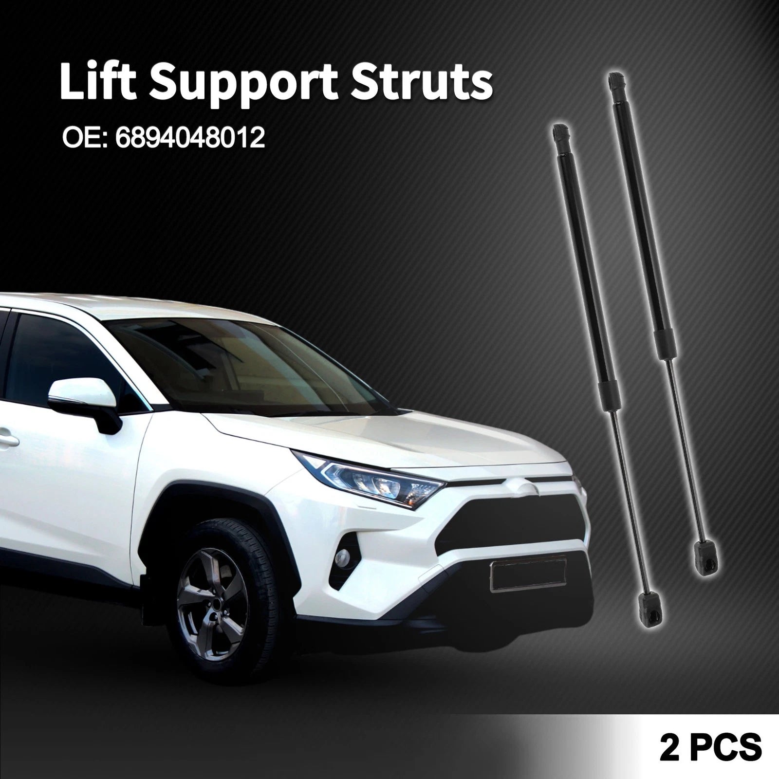 Rear Window Glass Lift Supports Struts No. 6894048012 for Toyota Highlander (2001–2007)