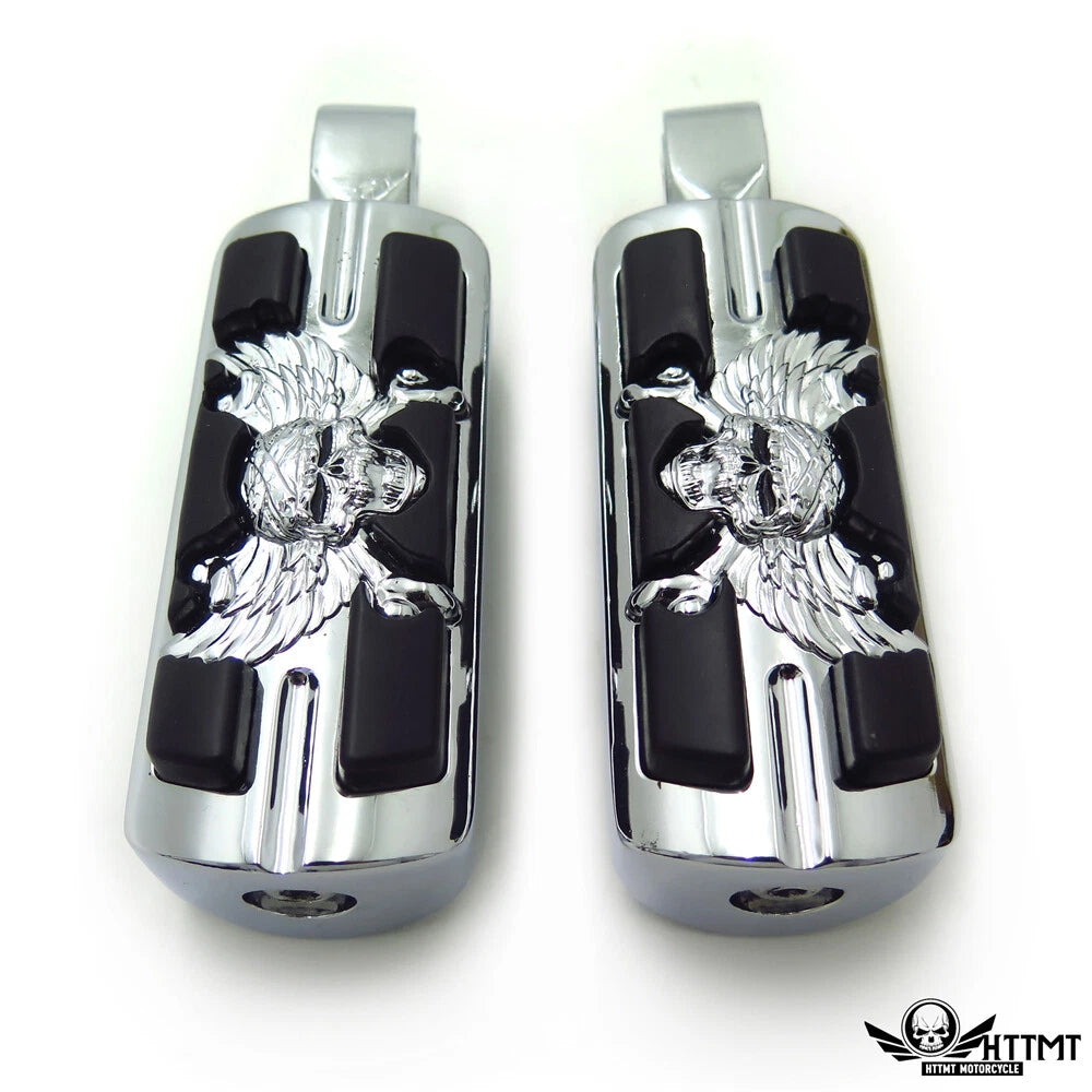 Pirate Skull Footpegs for Suzuki Boulevard C90 (2013–2015) / Marauder 800 (1997–2004)