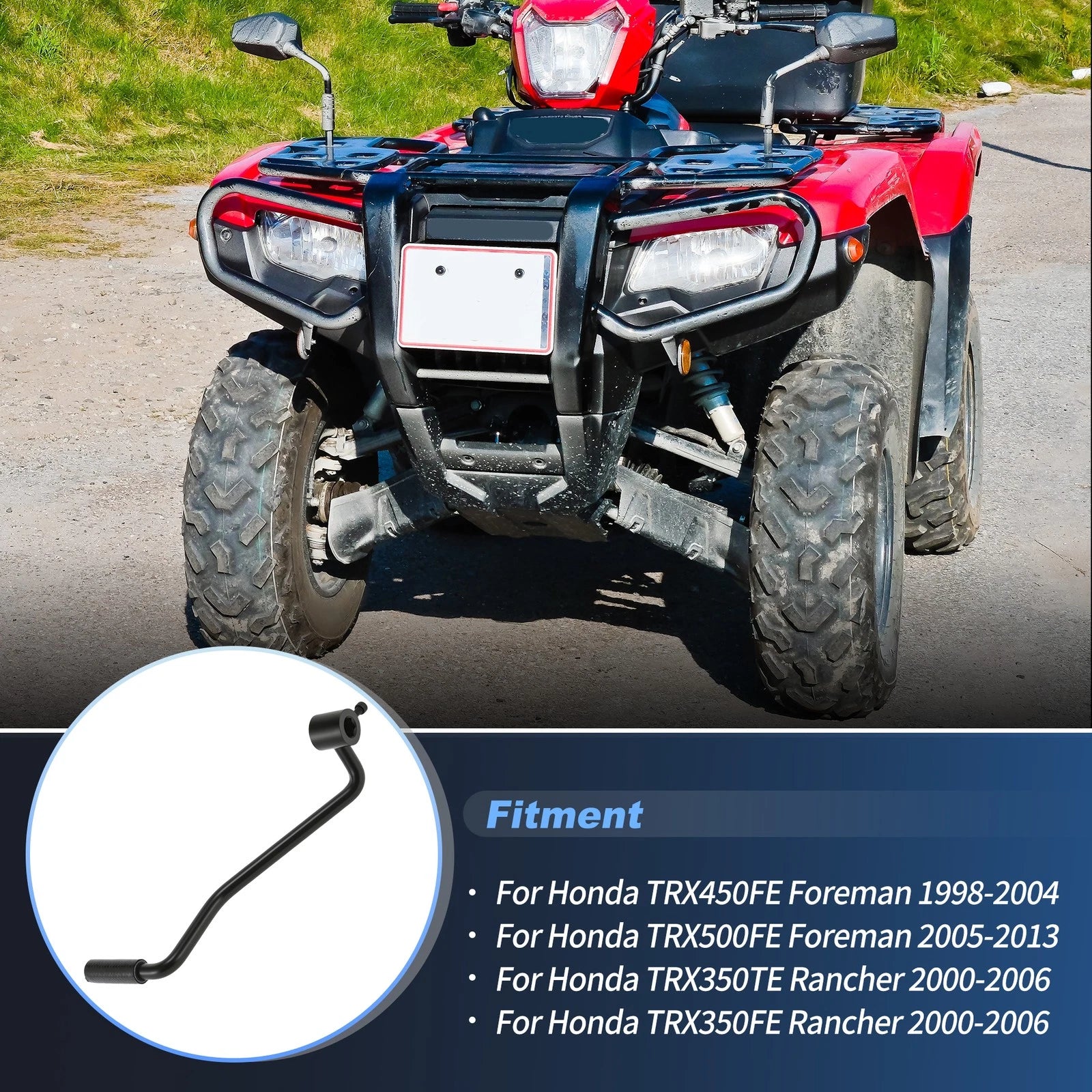 ATV Gear Shift Conversion for Honda Rancher Foreman 350 450 500 ES (2000–2023)