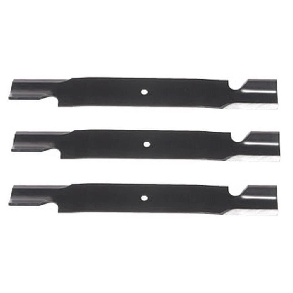 Set of 3 Notched Lift Blades for Various Makes & Models (Fits 61")