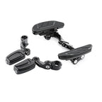 Passenger Floorboards & 1-1/4" Highway Footpegs for Harley Road Glide (93-25)