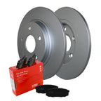 Rear Brake Kit 305mm Disc Rotors & TRW Pro Ceramic Pads for Chrysler Dodge Ram