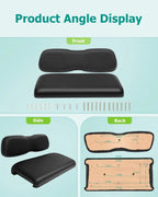 2X Front Seat Cushions for Club Car DS Golf Cart