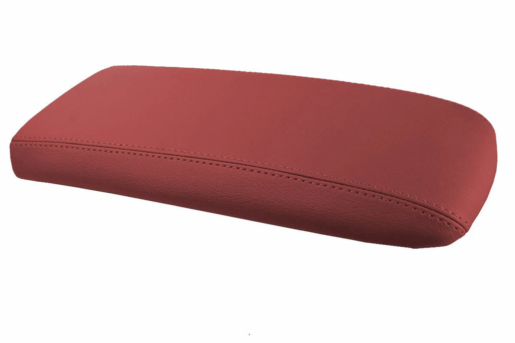 Leather Console Lid Armrest Cover for Ford Explorer (1995–2001) Red