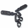 1" Black Wing Zombie Sull Foot Peg for Harley Davidson Sportster 883 1200