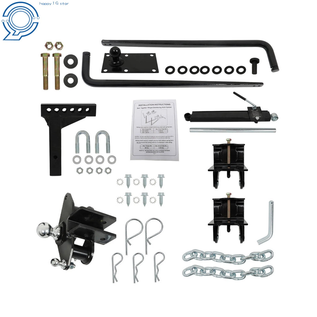 12K Weight Distribution Hitch & Sway Control for Trailer (2 5/16 in Ball)