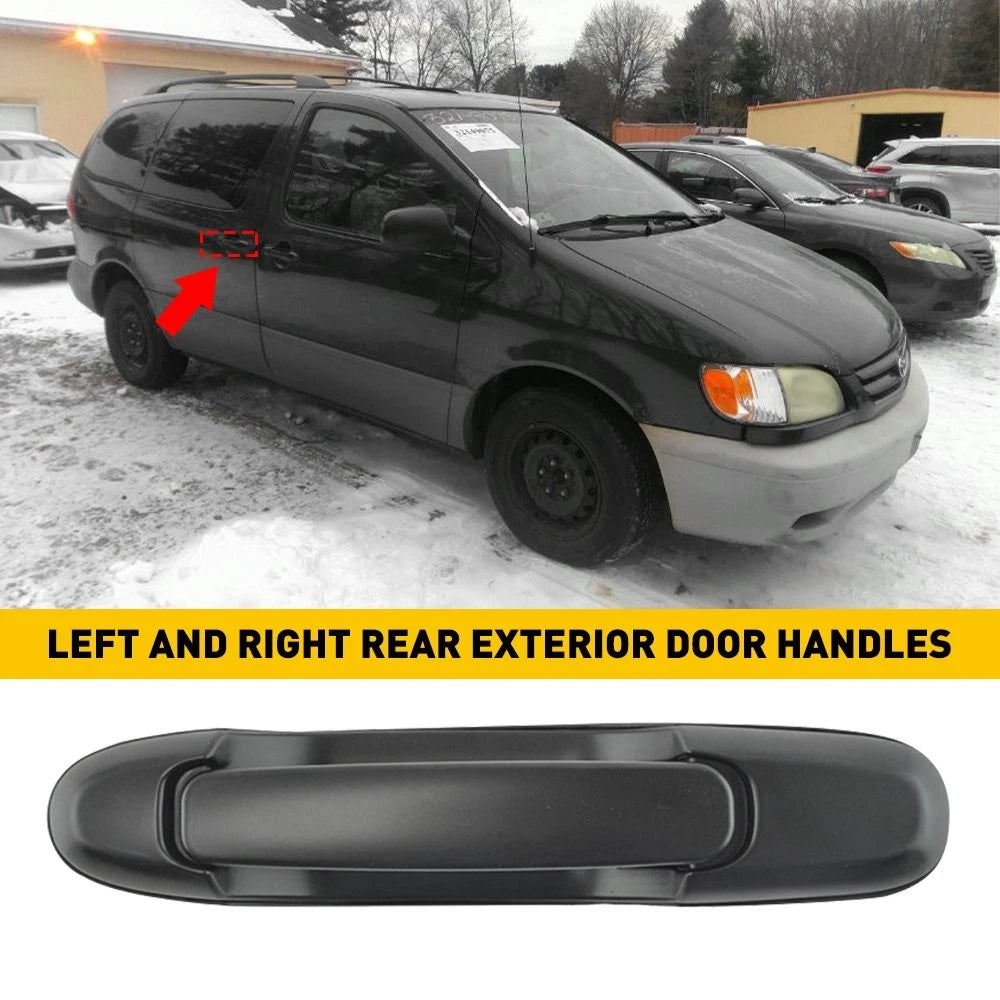 Door Outer Sliding Handle Set of 2 for Toyota Sienna (H) 35855