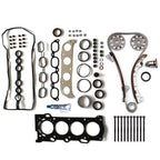 Set of 10 Head Gasket Bolts & Timing Chain Kit for Toyota Corolla (1998–1999)