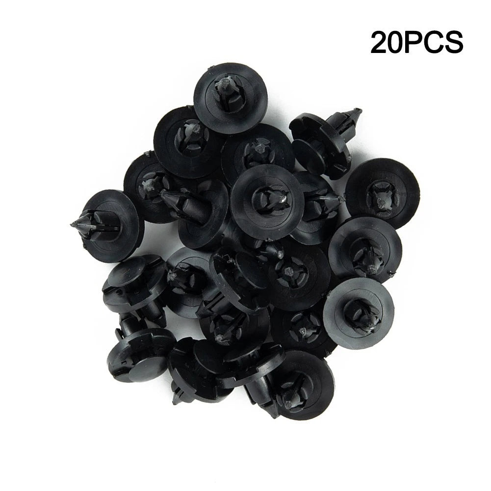 20 Pcs Plastic Rivet Fasteners for Nissan (Mud Flaps, Bumper, Fender)