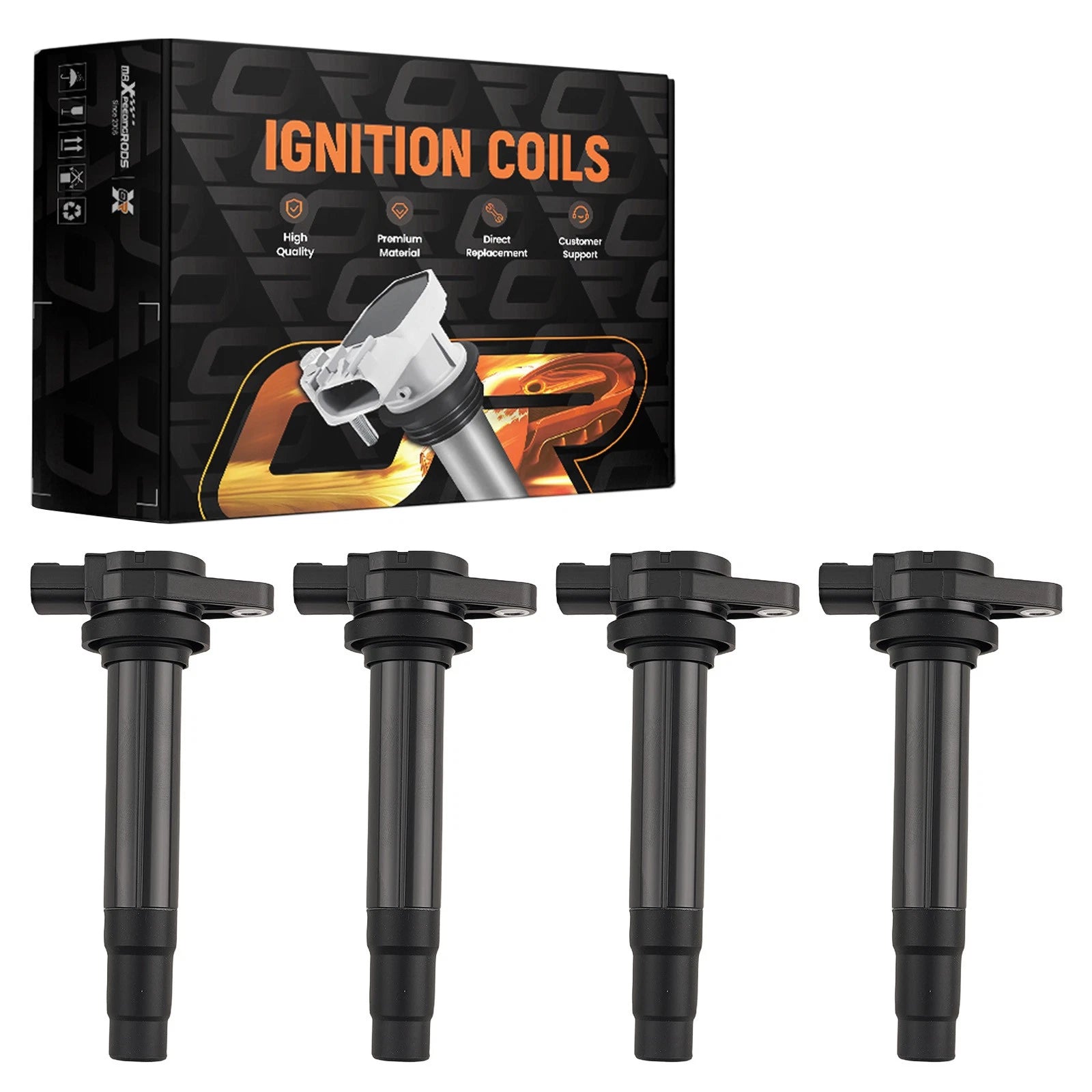 Set of 4 Ignition Coils for Nissan Sentra 1.8L (2000–2001)