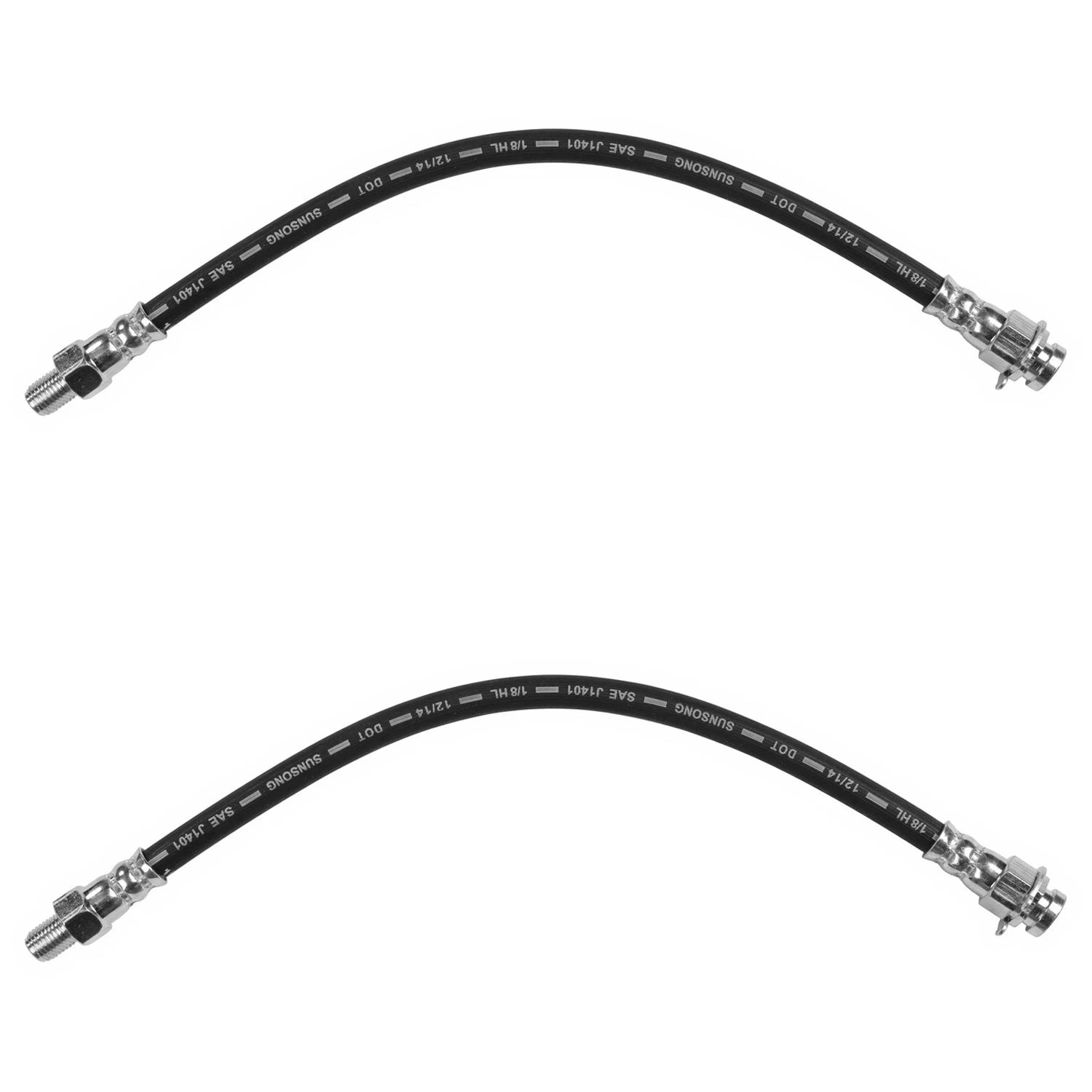 Set of 2 Rear Brake Hydraulic Hoses for Barracuda Challenger Dart GTX (1964–1974)
