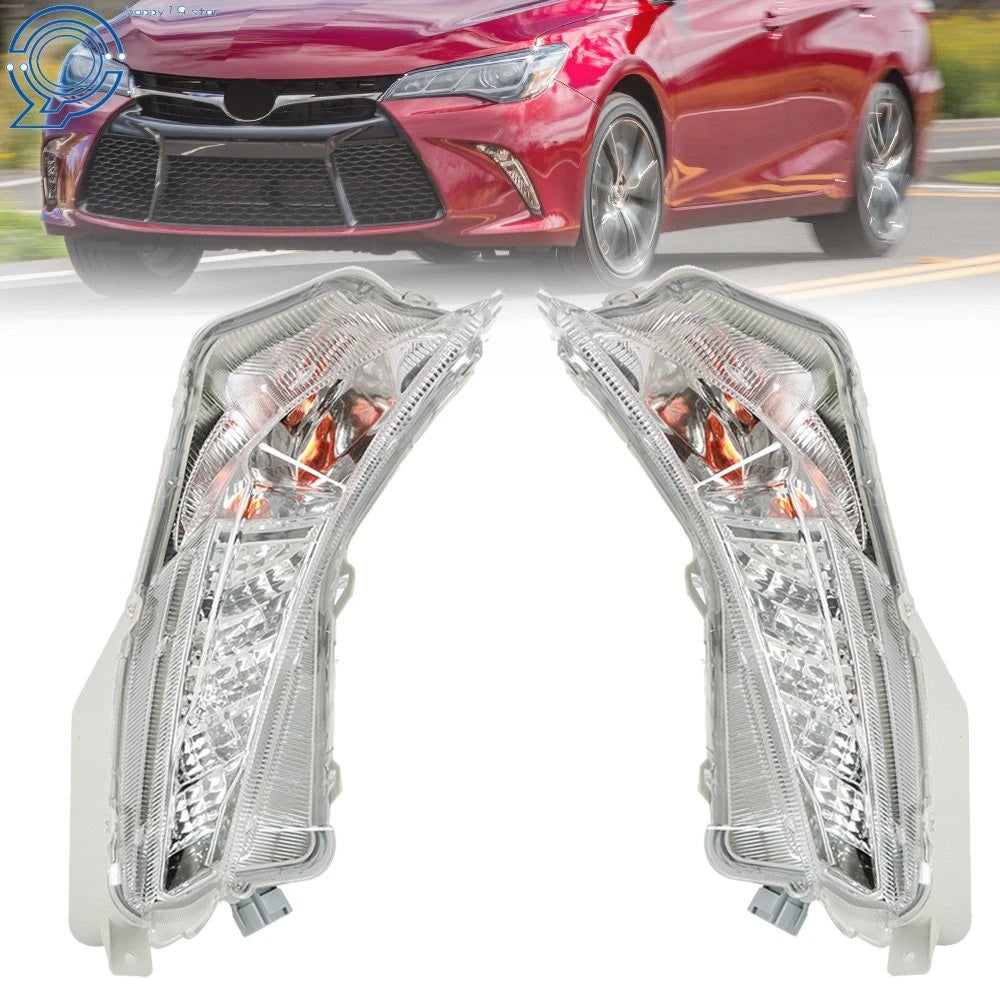 Fog Light Lamp for Toyota Camry (2015–2017) LED DRL Turn Signal