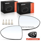 Heated Power Mirror Glass Pair for Kia Rio (2012–2017) Hatchback Sedan