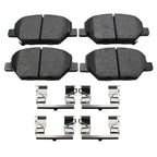 Set of 4 Akebono ProACT Front Ceramic Brake Pads for Buick Chevrolet Cadillac GMC