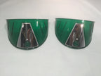 Green Headlight Visors Pair Replacement for Toyota Hilux (2005–2015)