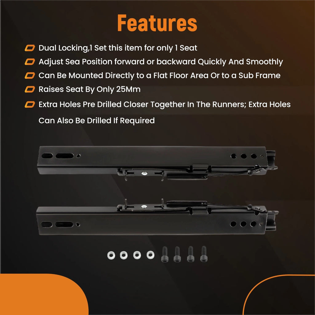 Universal Racing Seat Slider Rail Track Kit SBR-001