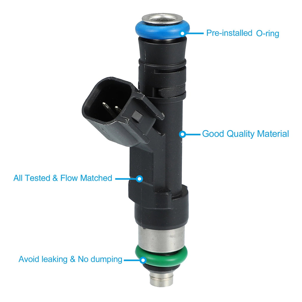 8pcs Fuel Injector Nozzle 0280158001 for Ford E-150 E-350 Super Duty (2004–2008)