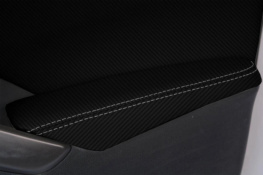 Carbon Fiber Front Door Armrest Cover for Nissan Altima (2007–2012)