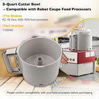 Replacement Cutter Bowl for Robot Coupe R2 R2B Food Processor (112204S)