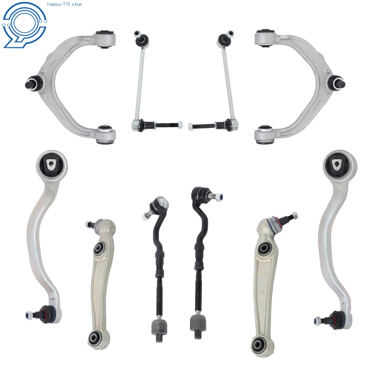 10X Front Control Arm & Tie Rod End Kit for BMW X6 (2008–2014)