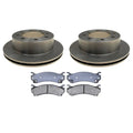 ACDelco Silver Rear Brake Kit Set of 2 Disc Rotors Pads for Avalanche Silverado (2007–2013)
