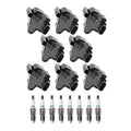 Set of 8 Ignition Coils & Iridium Spark Plugs for Avalanche 1500 2500 (2001–2006)