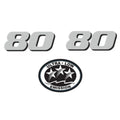 80 HP Horsepower Label Decal Sticker for Yamaha Outboard