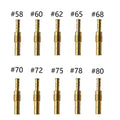 Set of 10 Carburetor Slow Jets Pilot Jet Kit for PWM Carb N424-21 M60.75mm