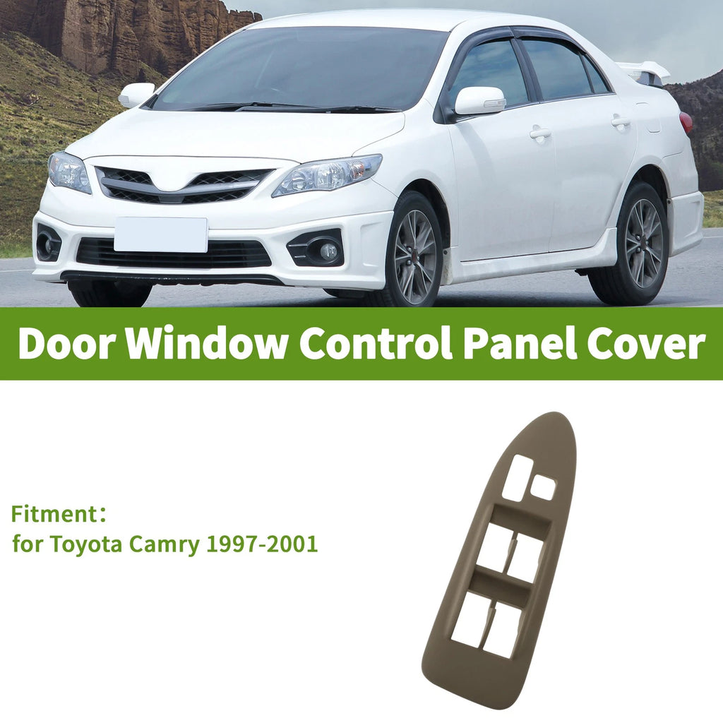 Left Side Window Switch Bezel Cover for Toyota Camry (1997–2001) No.74232AA030E0