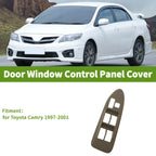 Left Side Window Switch Bezel Cover for Toyota Camry (1997–2001) No.74232AA030E0