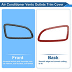 Set of 2 Air Condition Outlet Vent Trim Cover Frame for Mercedes-Benz C300 