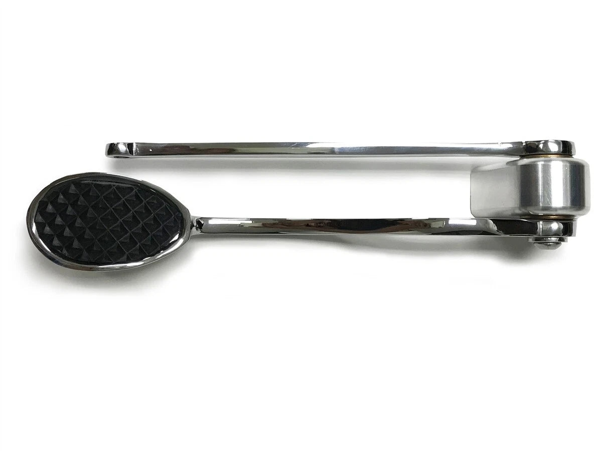 Chrome Deluxe Spoon Style Gas Pedal Replacement for Hot Rods (1932–1959)