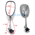 Rear View Mirror for Yamaha FZ6 (2004–2009), BT1100 (2002–2006), YBR125 (2002–2006), MT-03