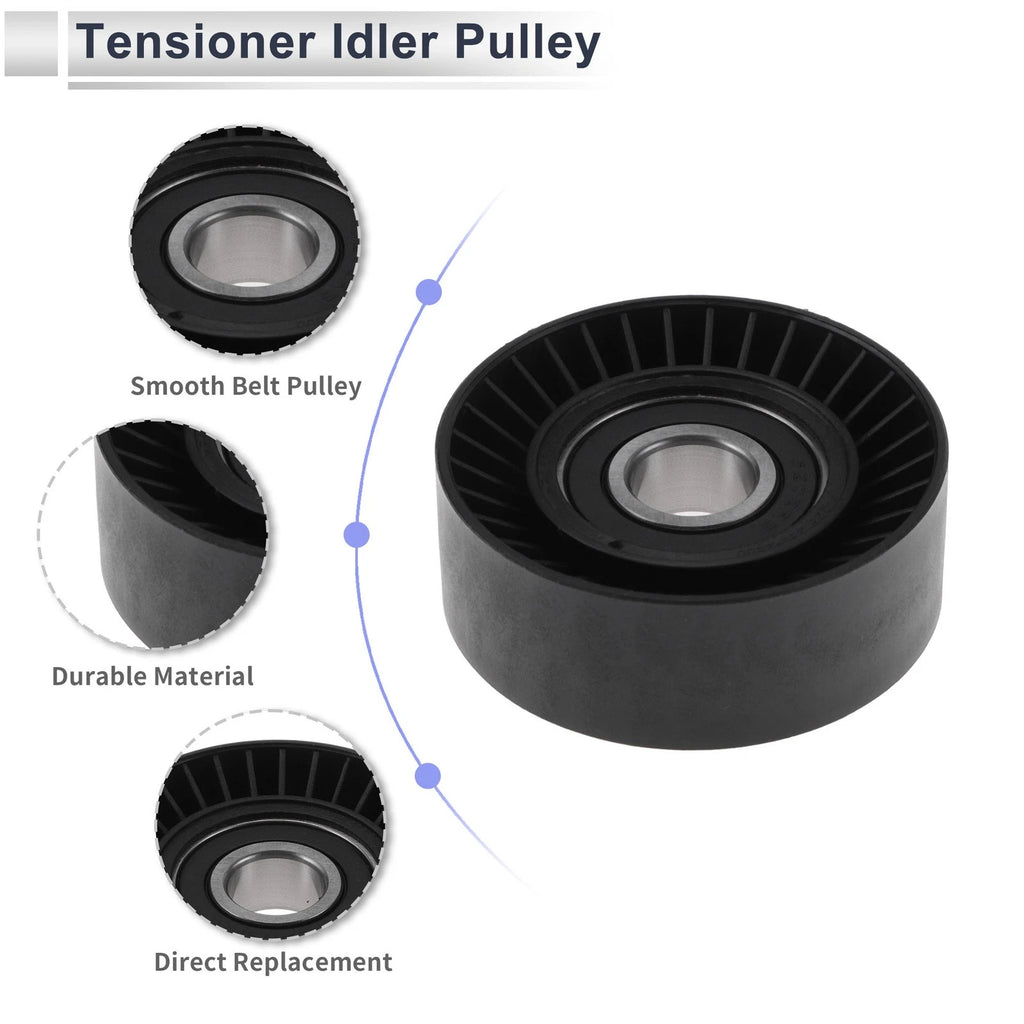 Drive Belt Idler Pulley Serpentine for Audi A3 (2006–2013) 04854089A