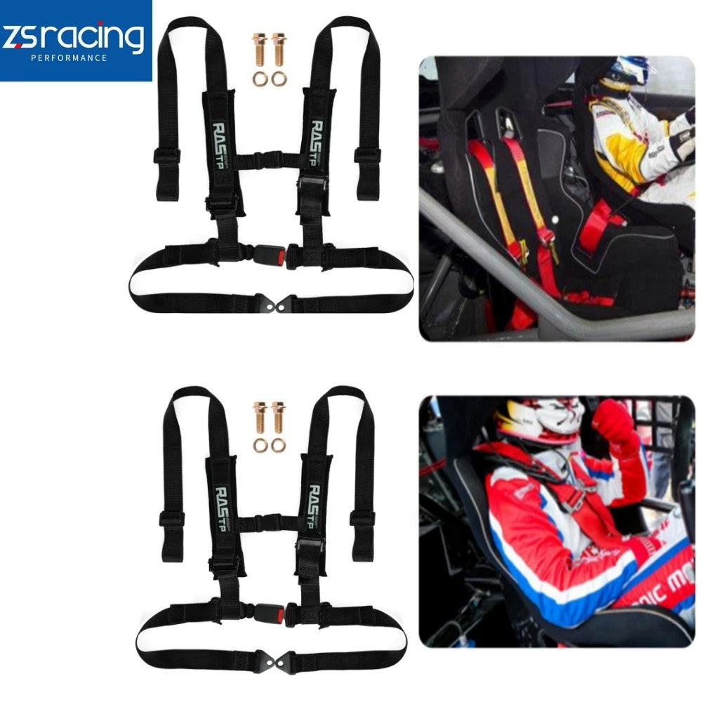 4 Point Harness Racing Seat Belt Set for CanAm X3, YXZ UTV (2017–2023)