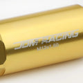20x M12x1.5 90mm Tall Gold Aluminum Spiked Cap Lug Nuts + Adapter