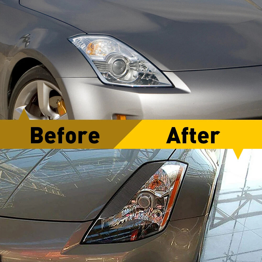 Carbon Fiber Headlight Eyelids for Nissan 350Z (2003â2009)