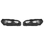 Headlight Assembly Pair for Chevy Camaro Z28 SS (1998–2002) Black Housing