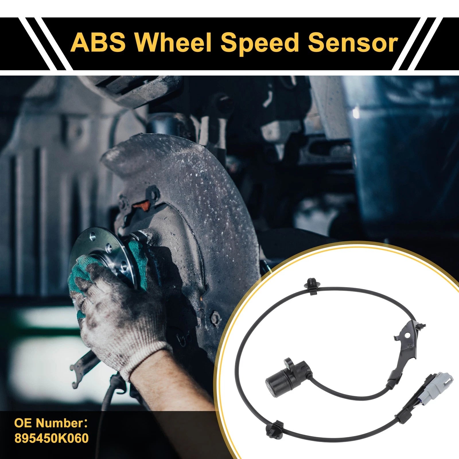 ABS Wheel Speed Sensor No. 895450K060 for Toyota Hilux (2005–2023)